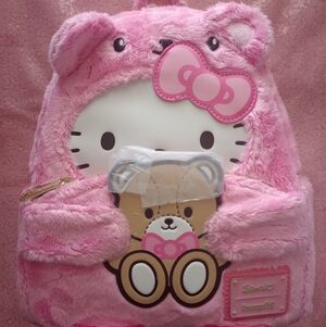 Sanrio Pink Hello Kitty Bear Backpack